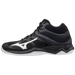 Tenis Para Voleibol Mizuno Thunder Blade 2 Mid Mujer Negros/Blancos | Mexico-326150